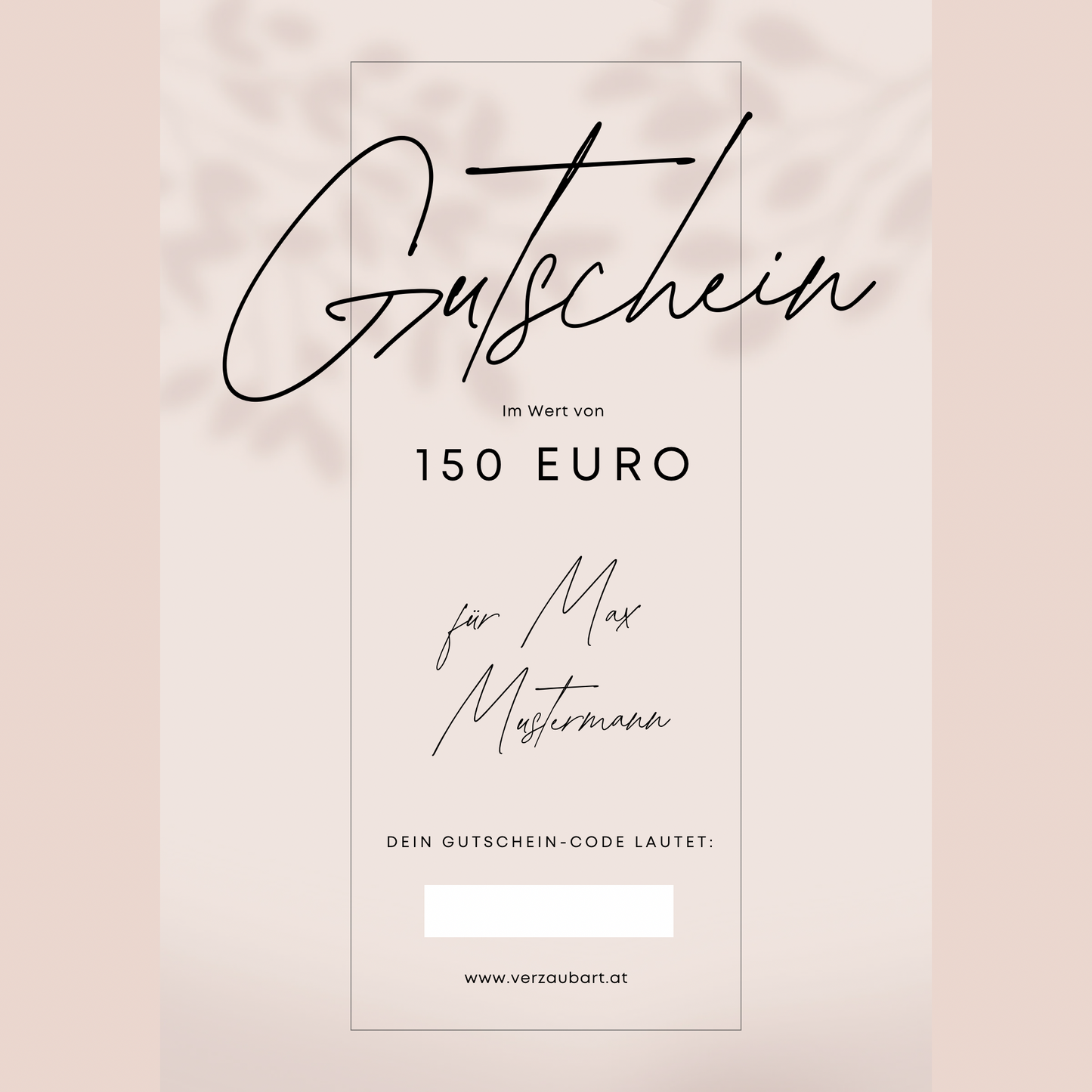 Gutschein € 150,-