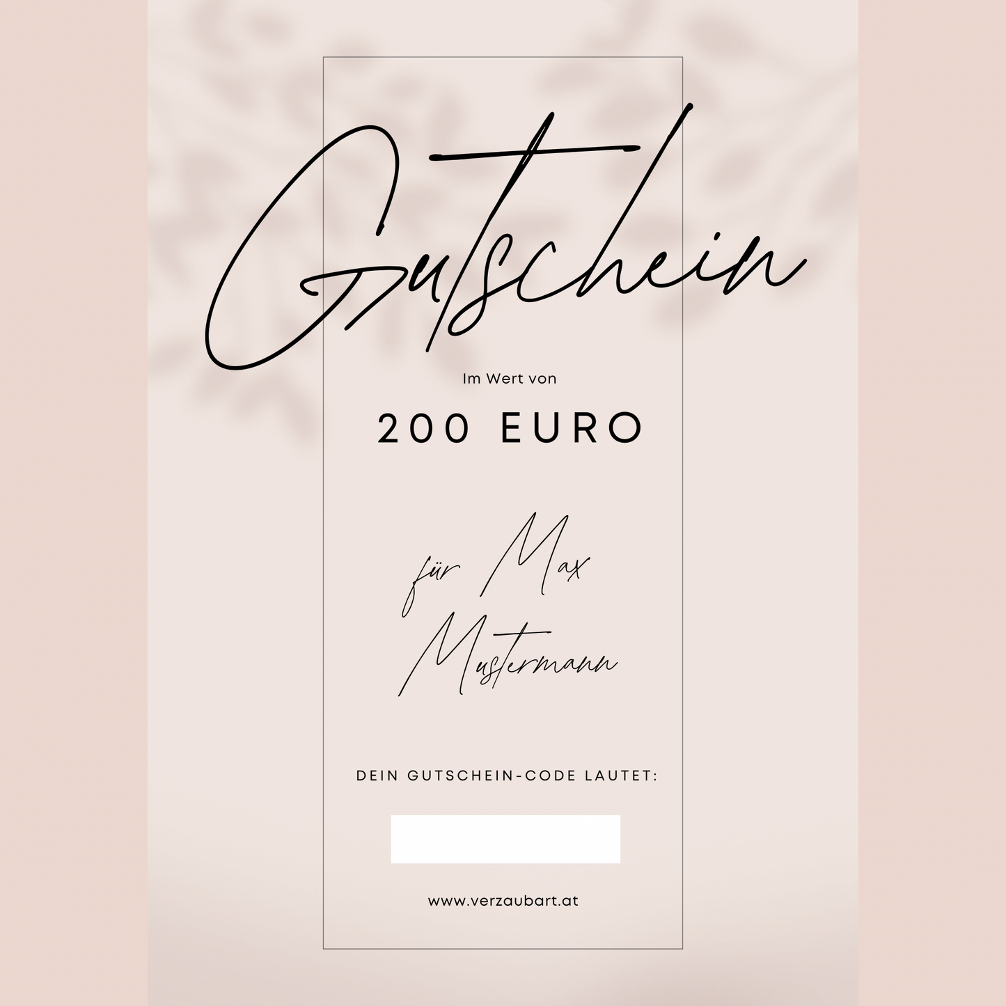 Gutschein € 200,-