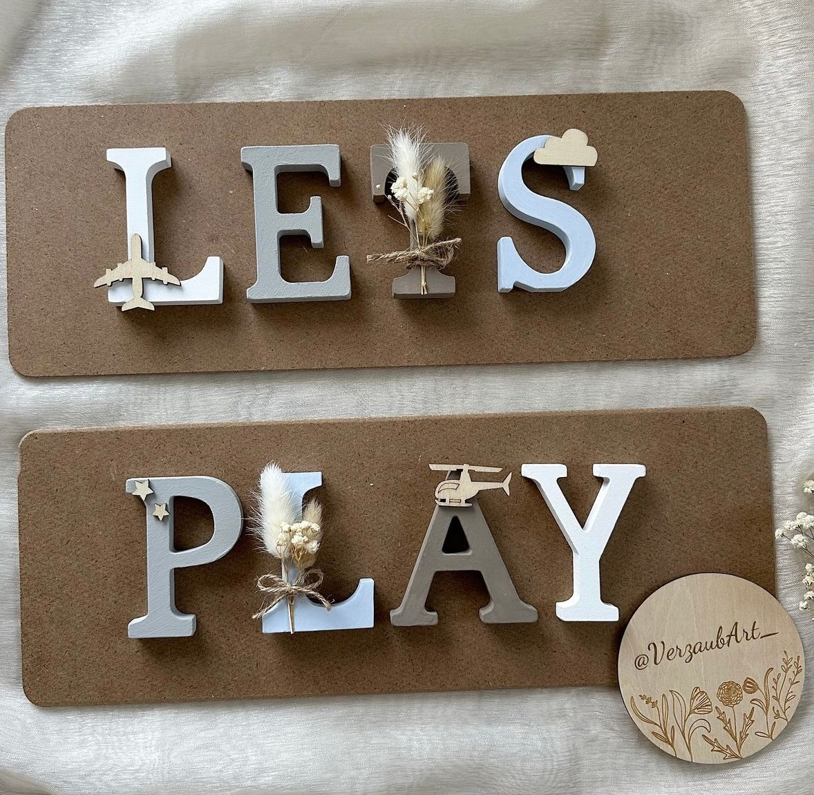 Schriftzug/Buchstaben - Let‘s Play