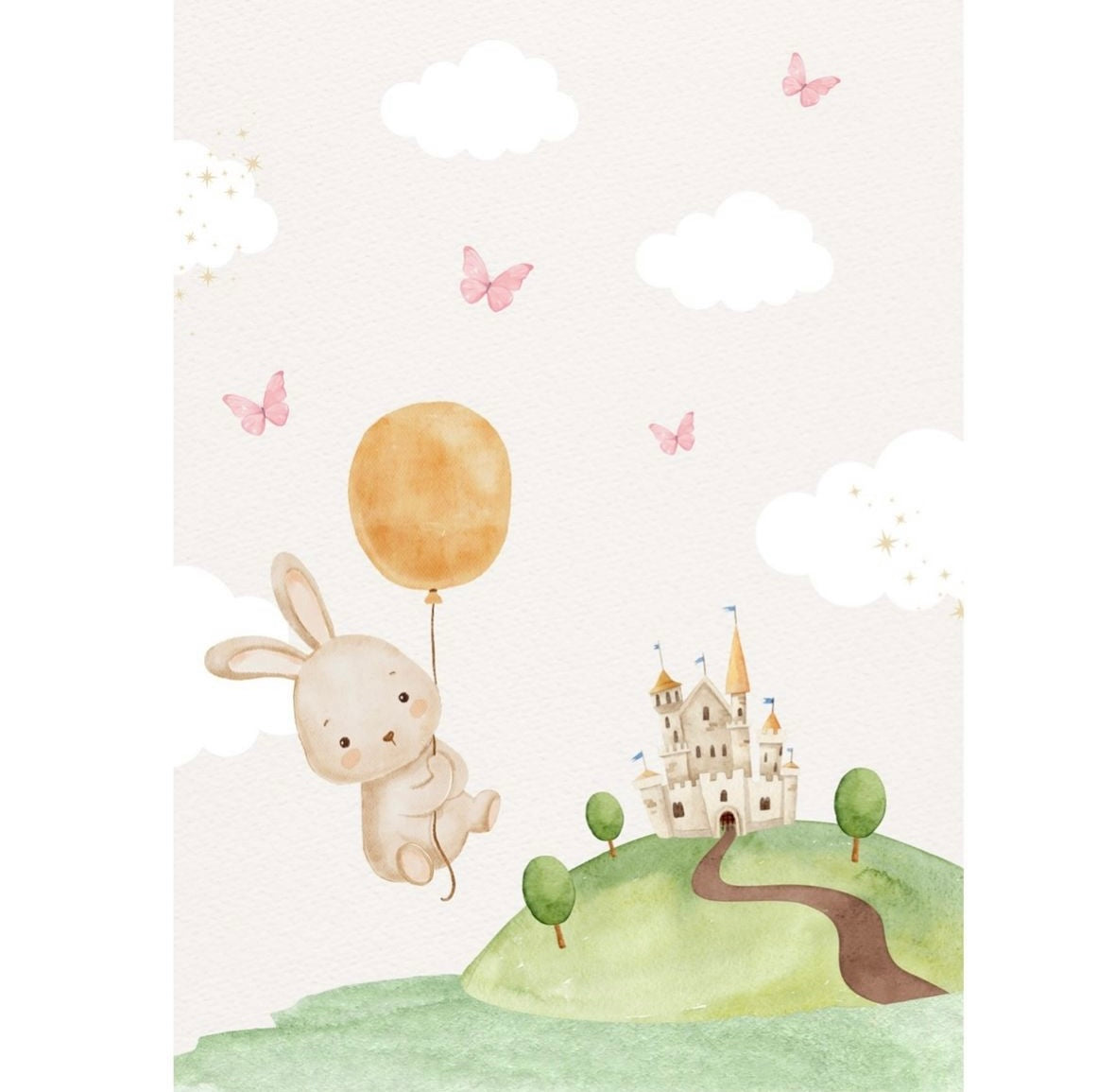 Fliegender Hase Poster Set