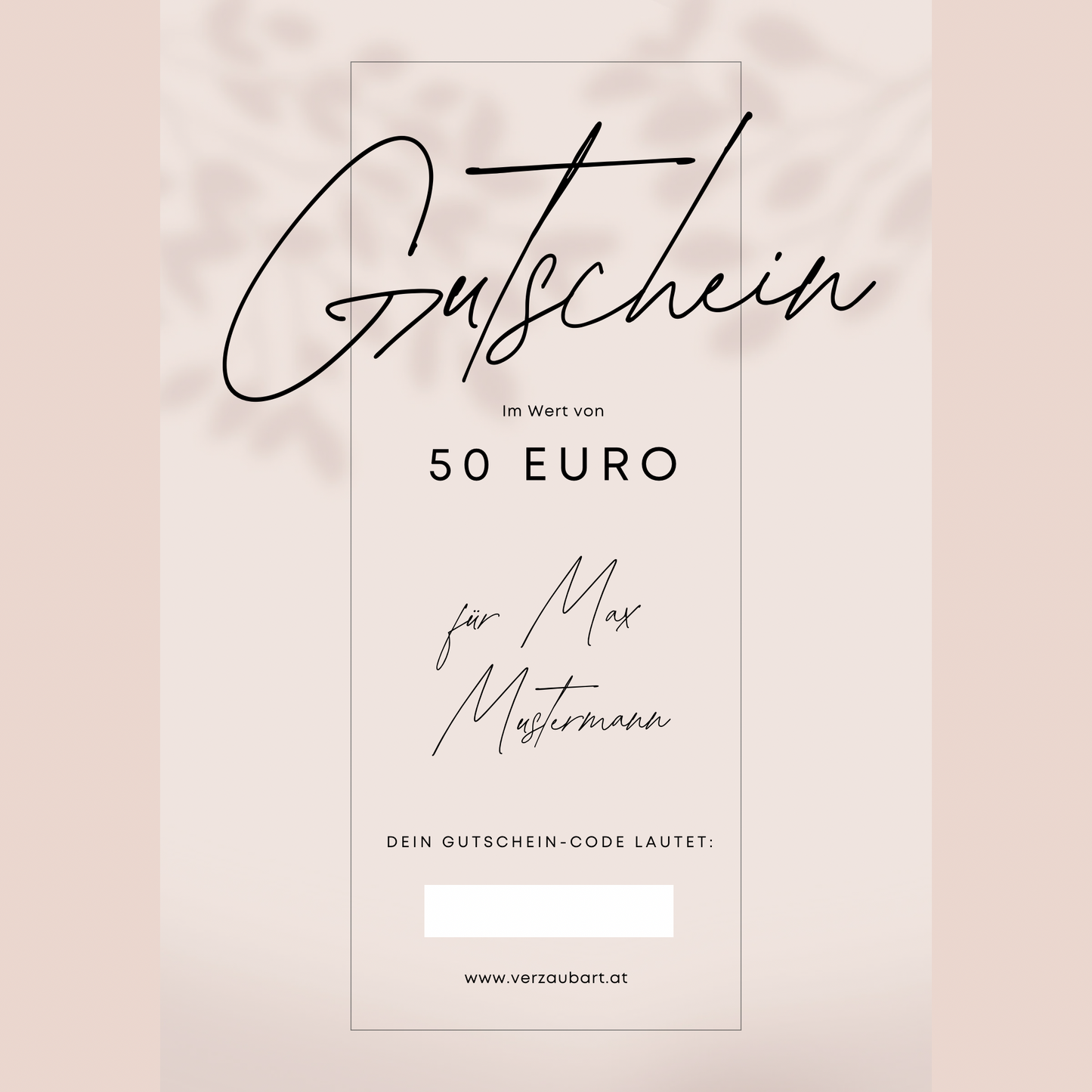 Gutschein € 50,-