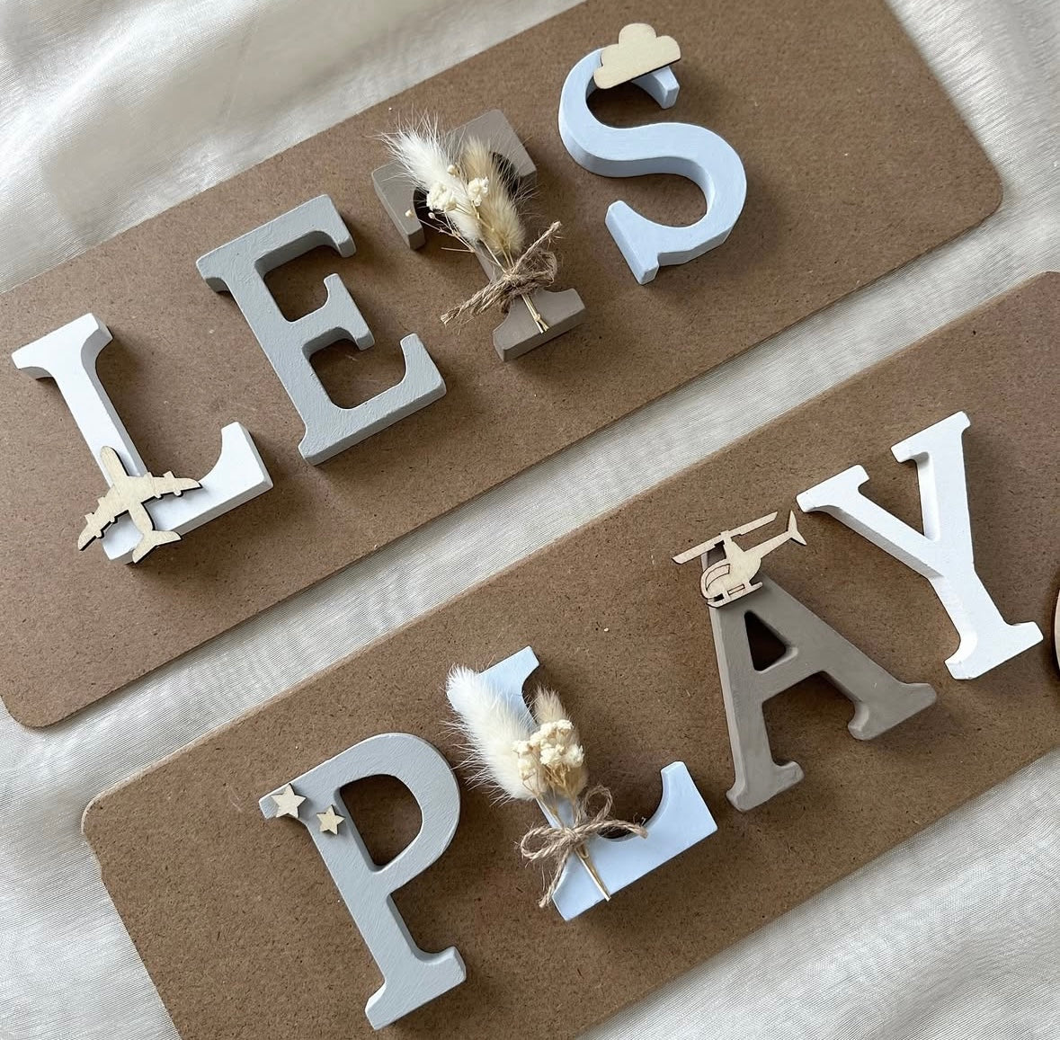 Schriftzug/Buchstaben - Let‘s Play