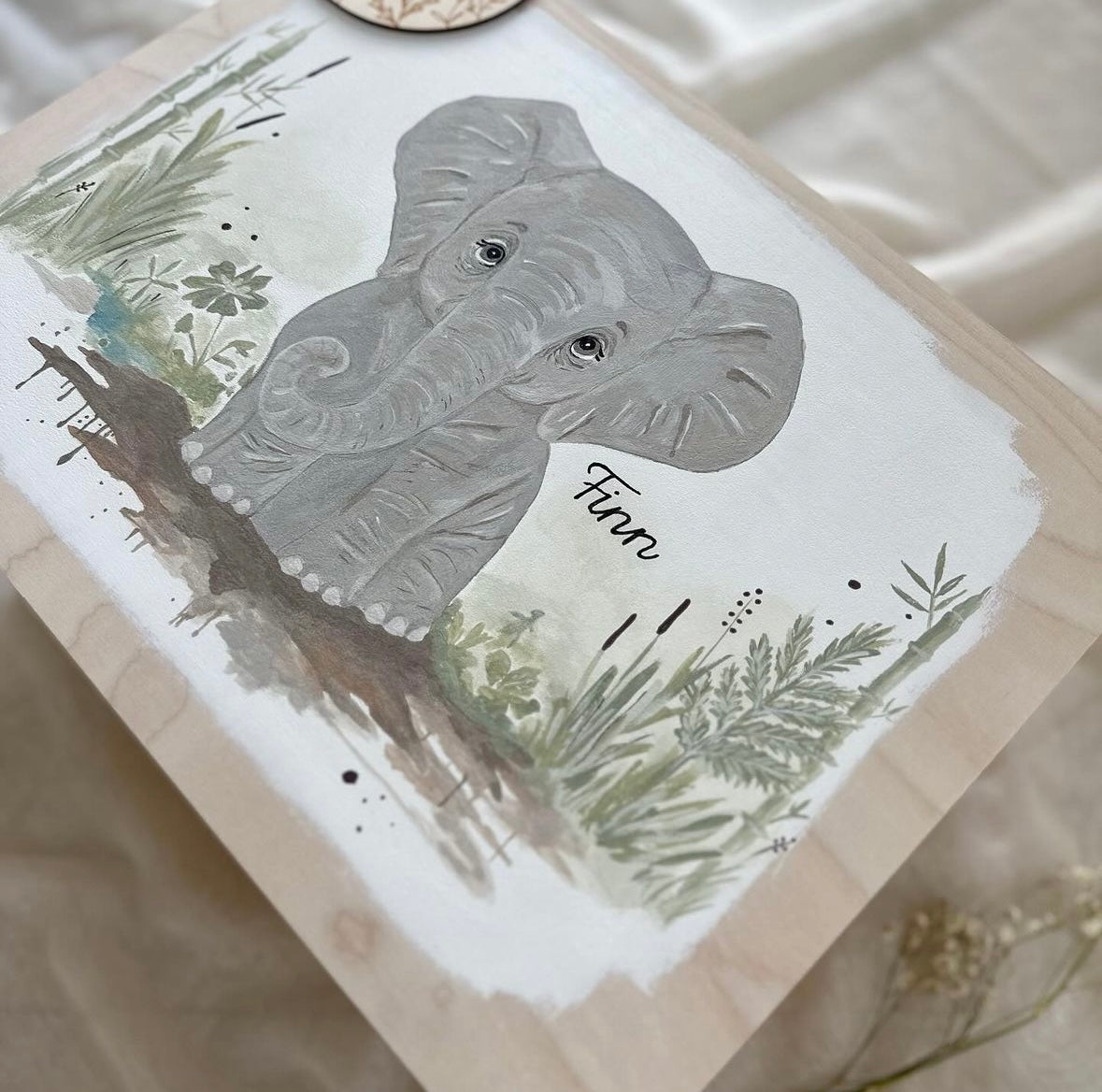Spielzeug- und Erinnerungskiste - Elefant