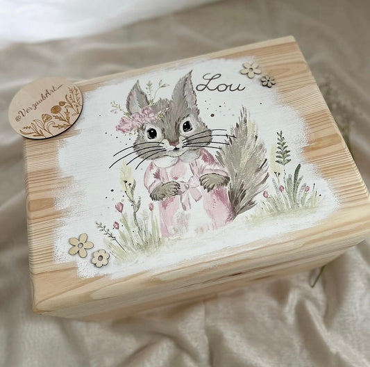 Spielzeug- und Erinnerungskiste - Eichhörnchen