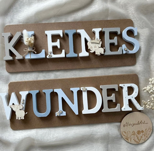 Schriftzug/Buchstaben - Kleines Wunder