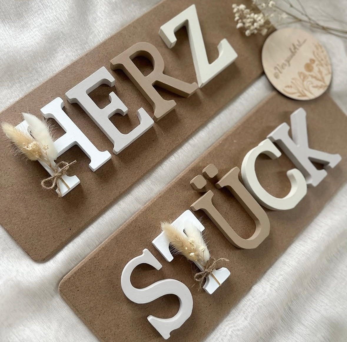 Schriftzug/Buchstaben - Herzstück