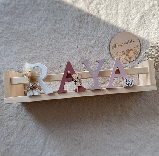 Buchstabenregal - Motiv Raya