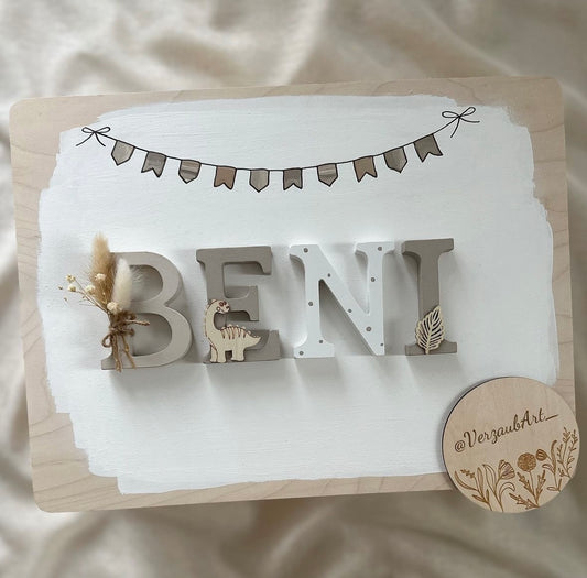 Buchstabenkiste - Motiv Beni