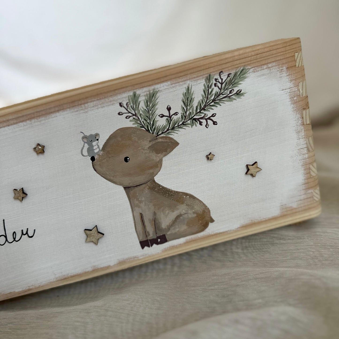 Adventkiste + 24 befüllbare Säckchen