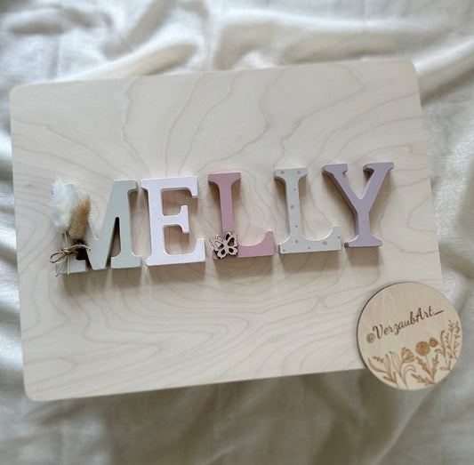 Buchstabenkiste - Motiv Melly