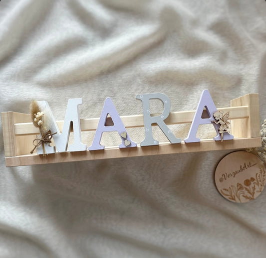 Buchstabenregal - Motiv Mara