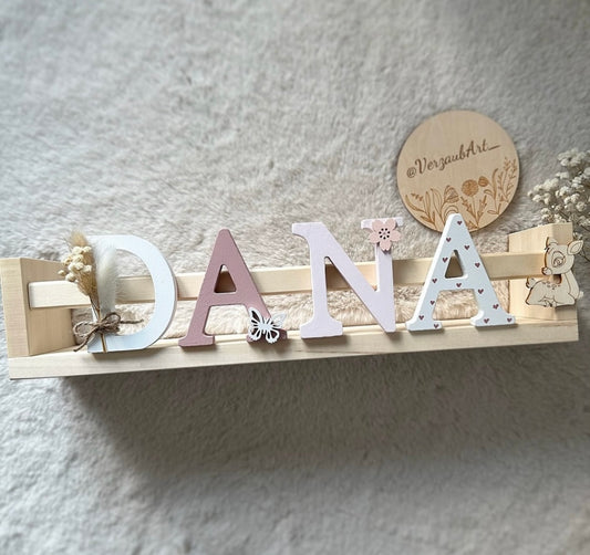 Buchstabenregal - Motiv Dana