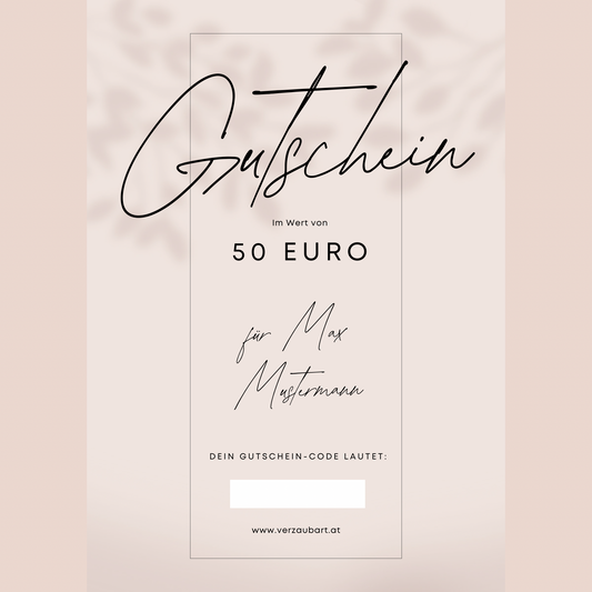 Gutschein € 50,-