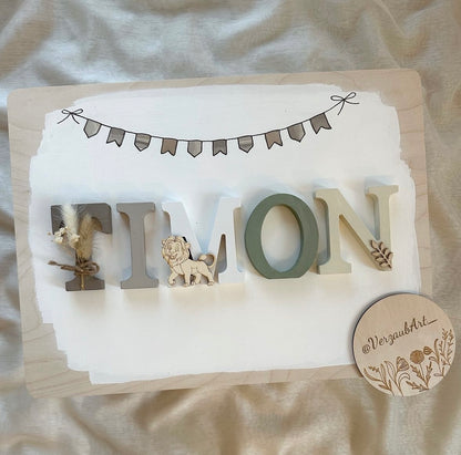 Buchstabenkiste - Motiv Timon