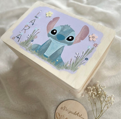 Spielzeug- und Erinnerungskiste - Stitch