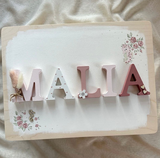 Buchstabenkiste - Motiv Malia
