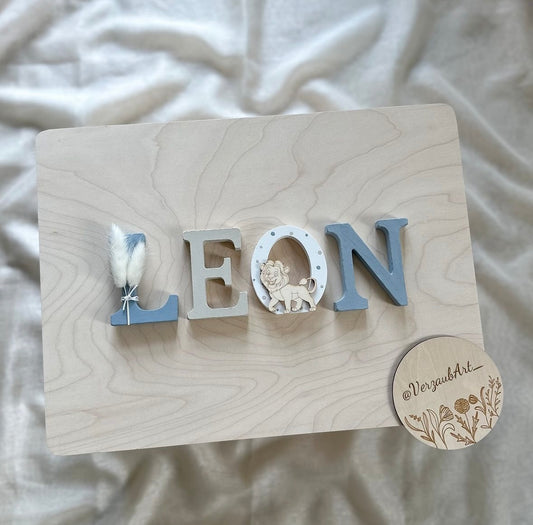 Buchstabenkiste - Motiv Leon