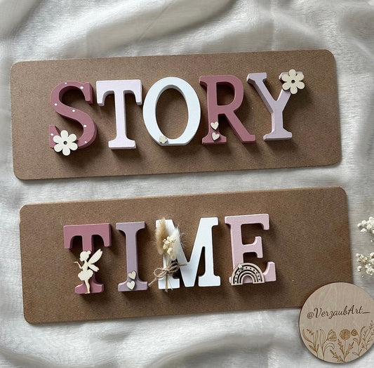Schriftzug/Buchstaben - Storytime