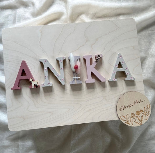 Buchstabenkiste - Motiv Anika
