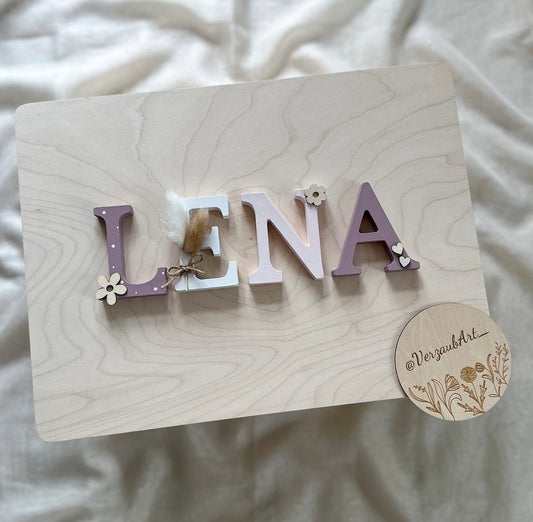 Buchstabenkiste - Motiv Lena