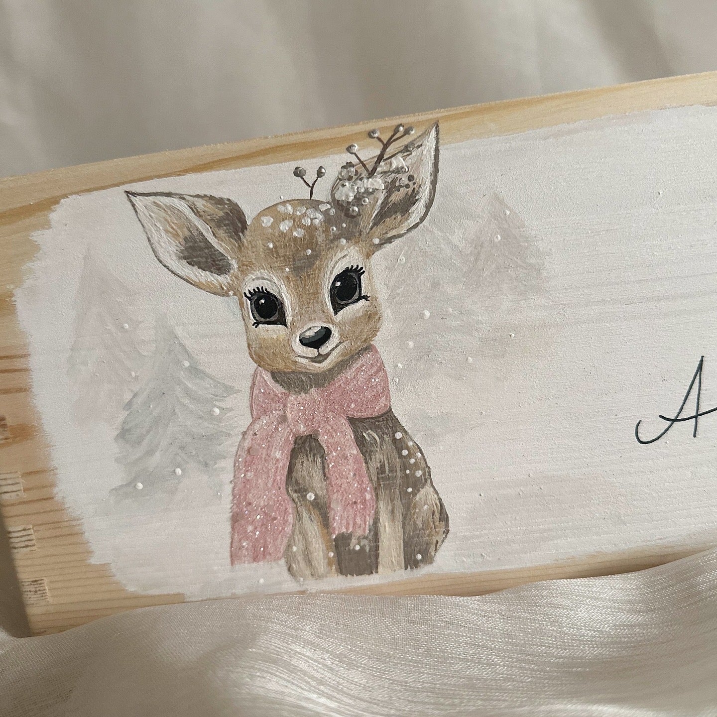 Adventkiste Rehkitz + 24 befüllbare Säckchen