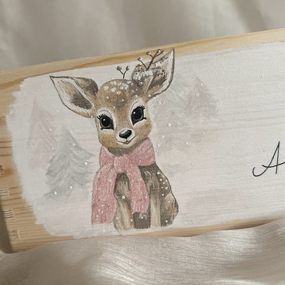 Adventkiste Rehkitz + 24 befüllbare Säckchen