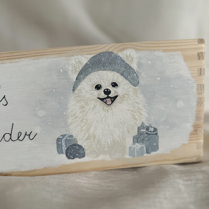 Adventkiste Pomeranian + 24 befüllbare Säckchen