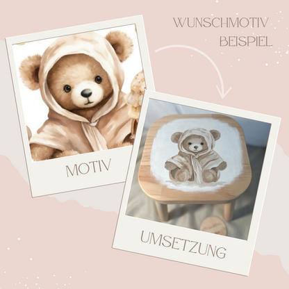 Kinderhocker - WUNSCHMOTIV