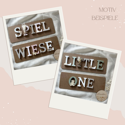 Schriftzug/Buchstaben - WUNSCHMOTIV